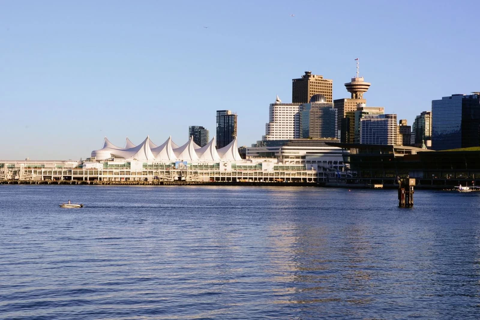 Vancouver skyline and Canada Place during a private city tour
