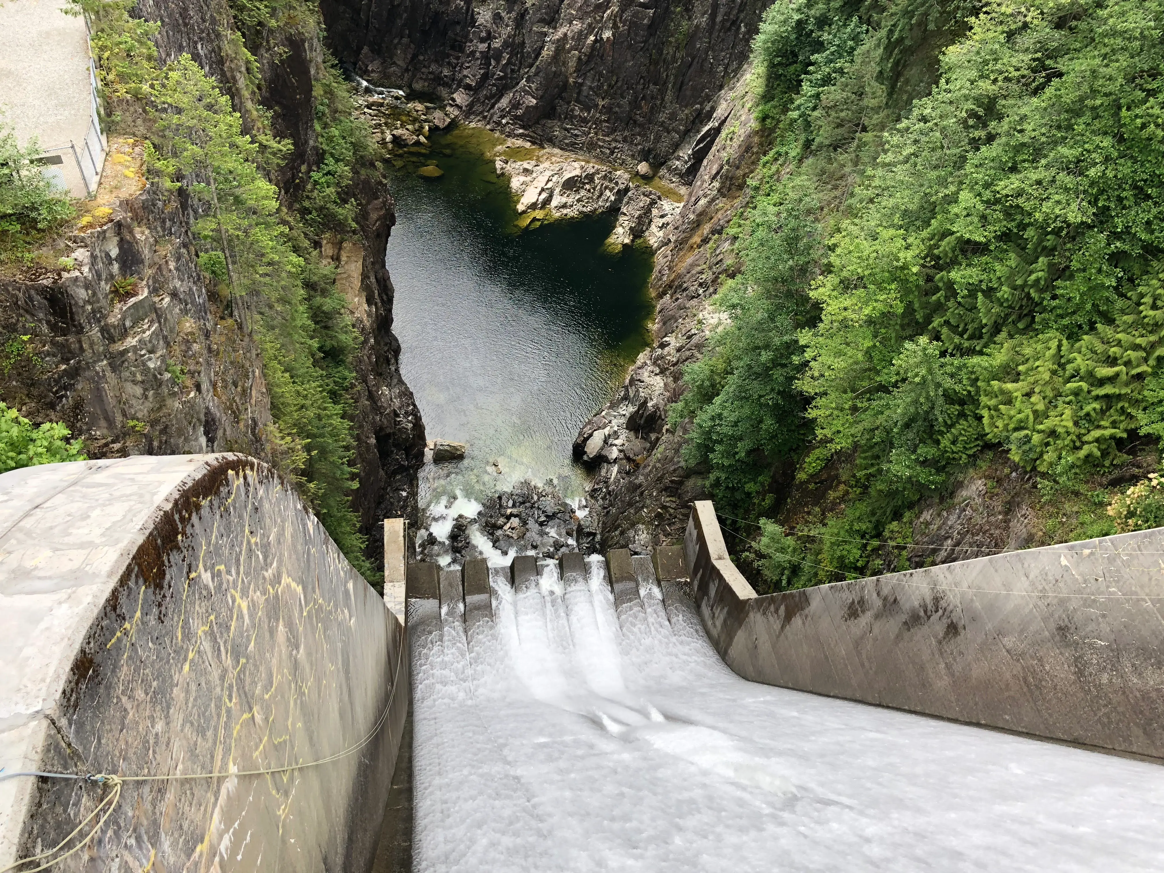 Cleveland Dam, represa do reservatório do Capilano